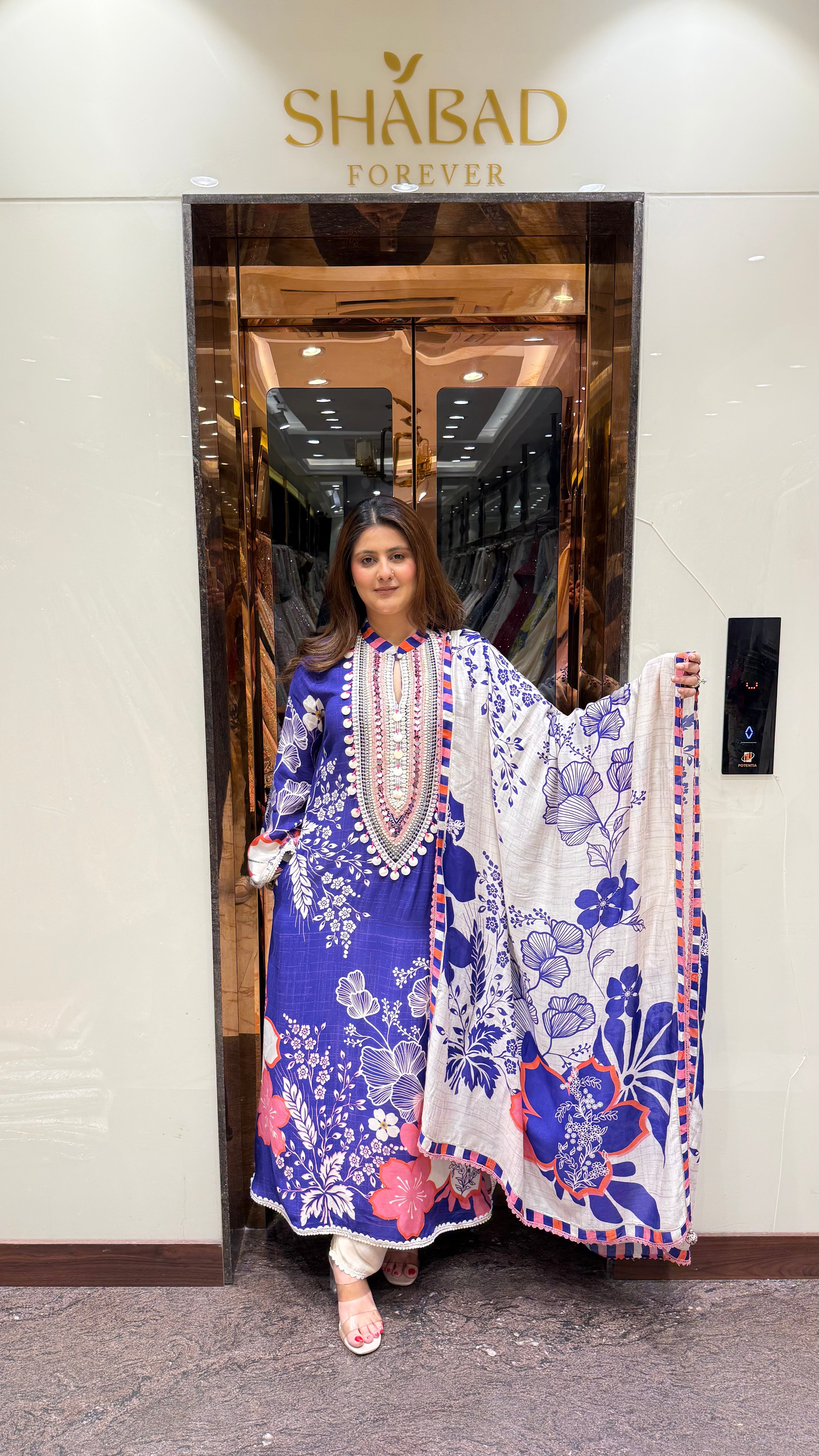 Zaria Muslin Cotton Pakistani Suit