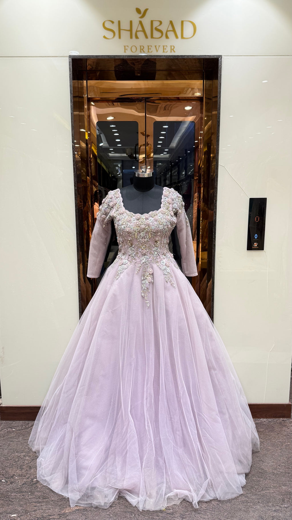 CHRISTIE HANDWORK GOWN