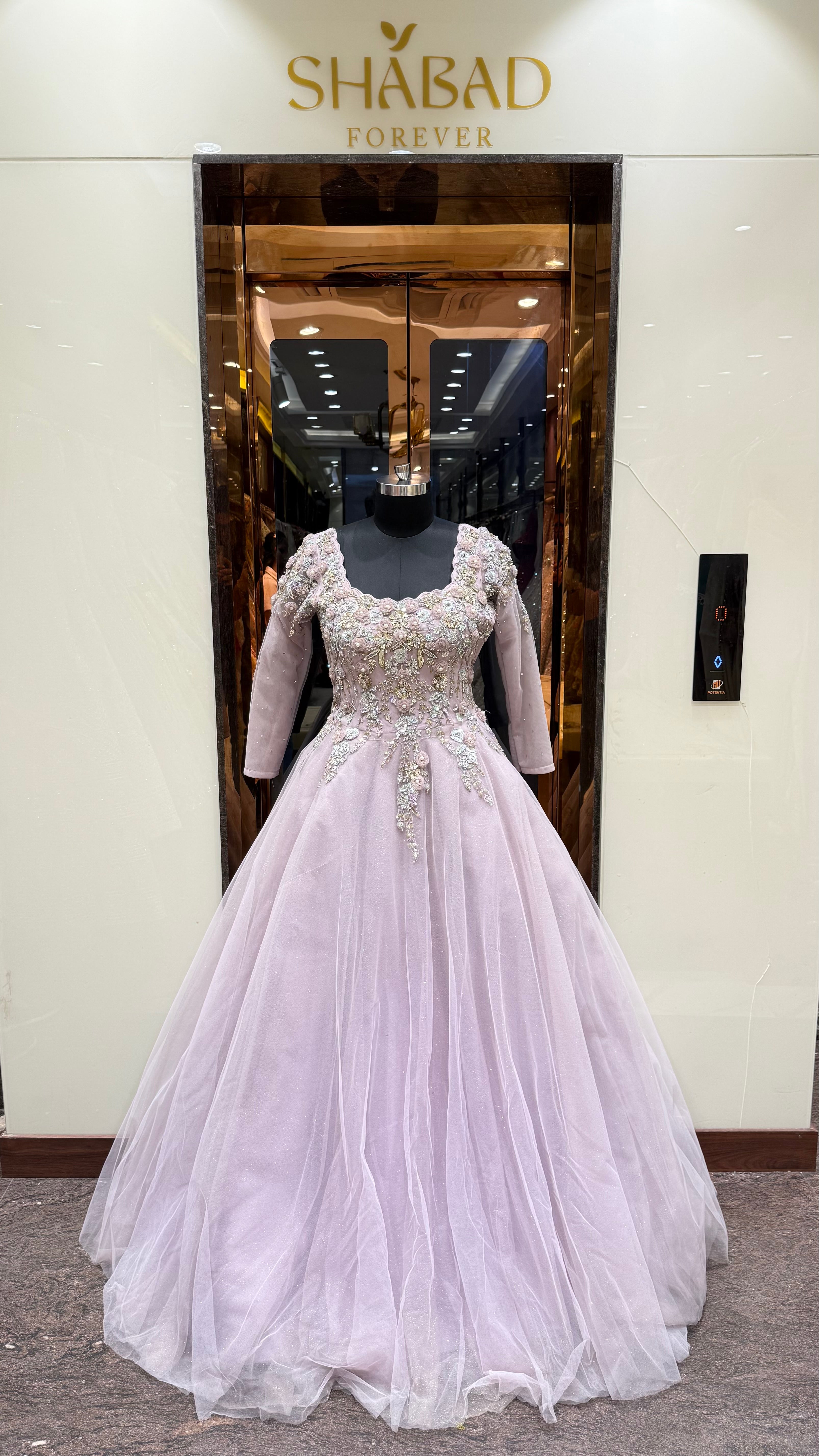 CHRISTIE HANDWORK GOWN