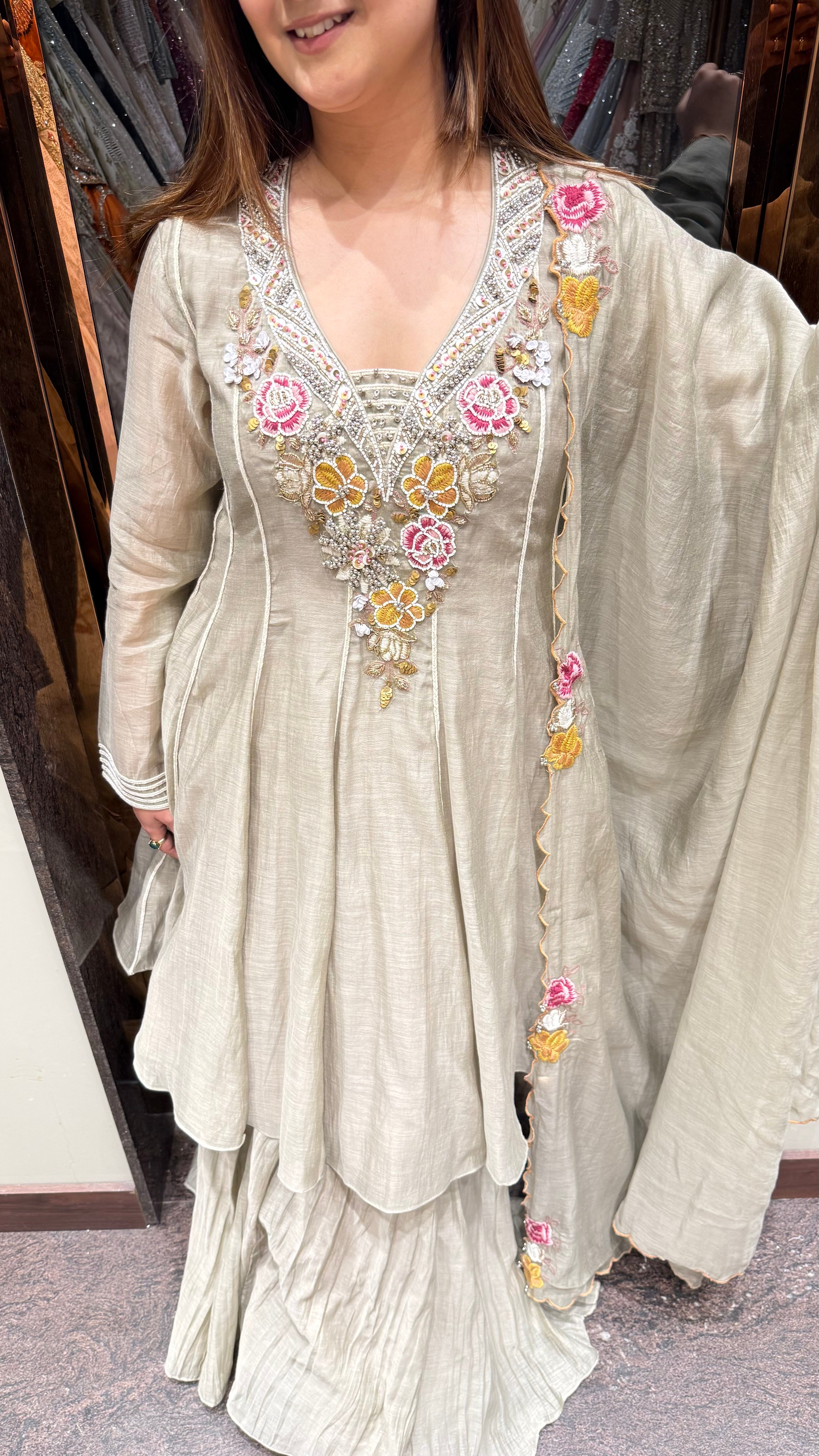 GULNAZAR SHORT ANARKALI SUIT