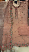 Organza Unstitched Suit