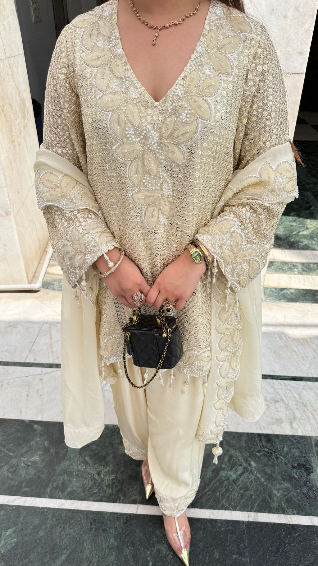 HANAN SEQUIN SALWAR SUIT