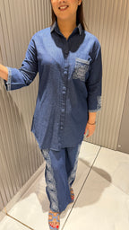 CLAIRE DENIM COORDSET