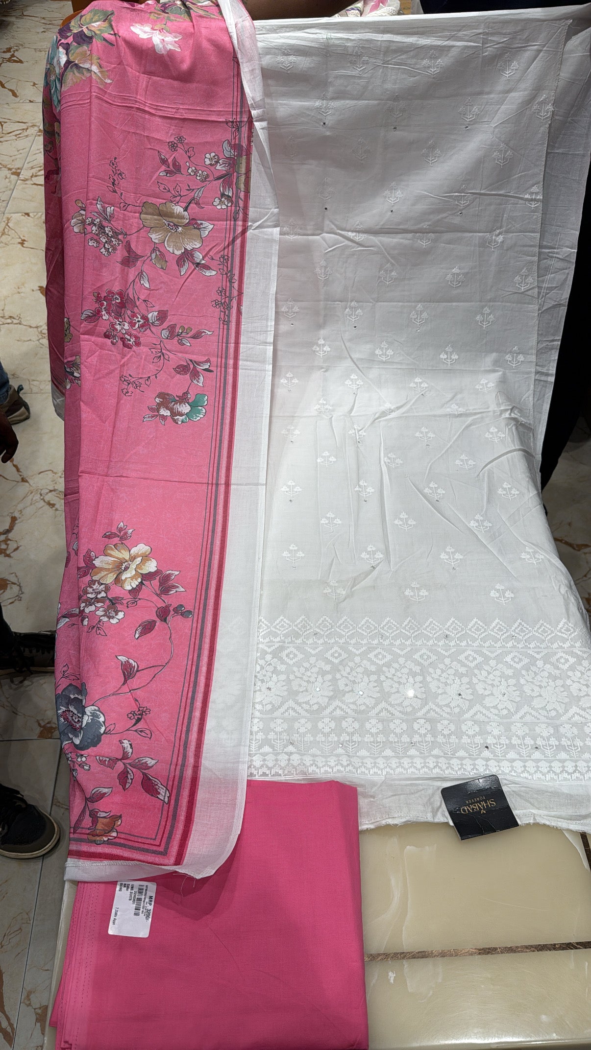 Cotton Fabric Unstitched Suit