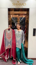 Ayra farshi stripes salwar suit