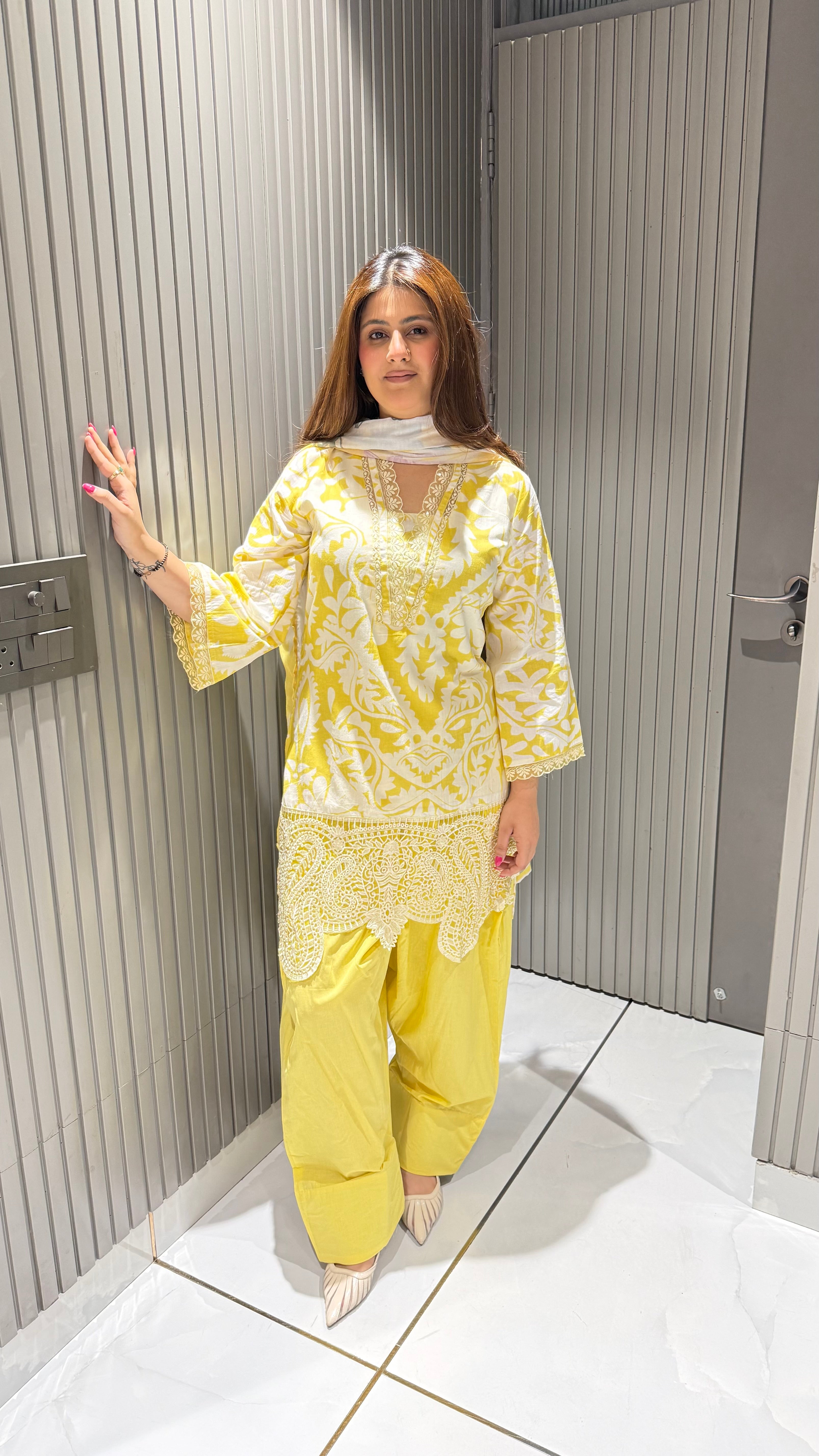 SIM COTTON FARSHI SALWAR SUIT