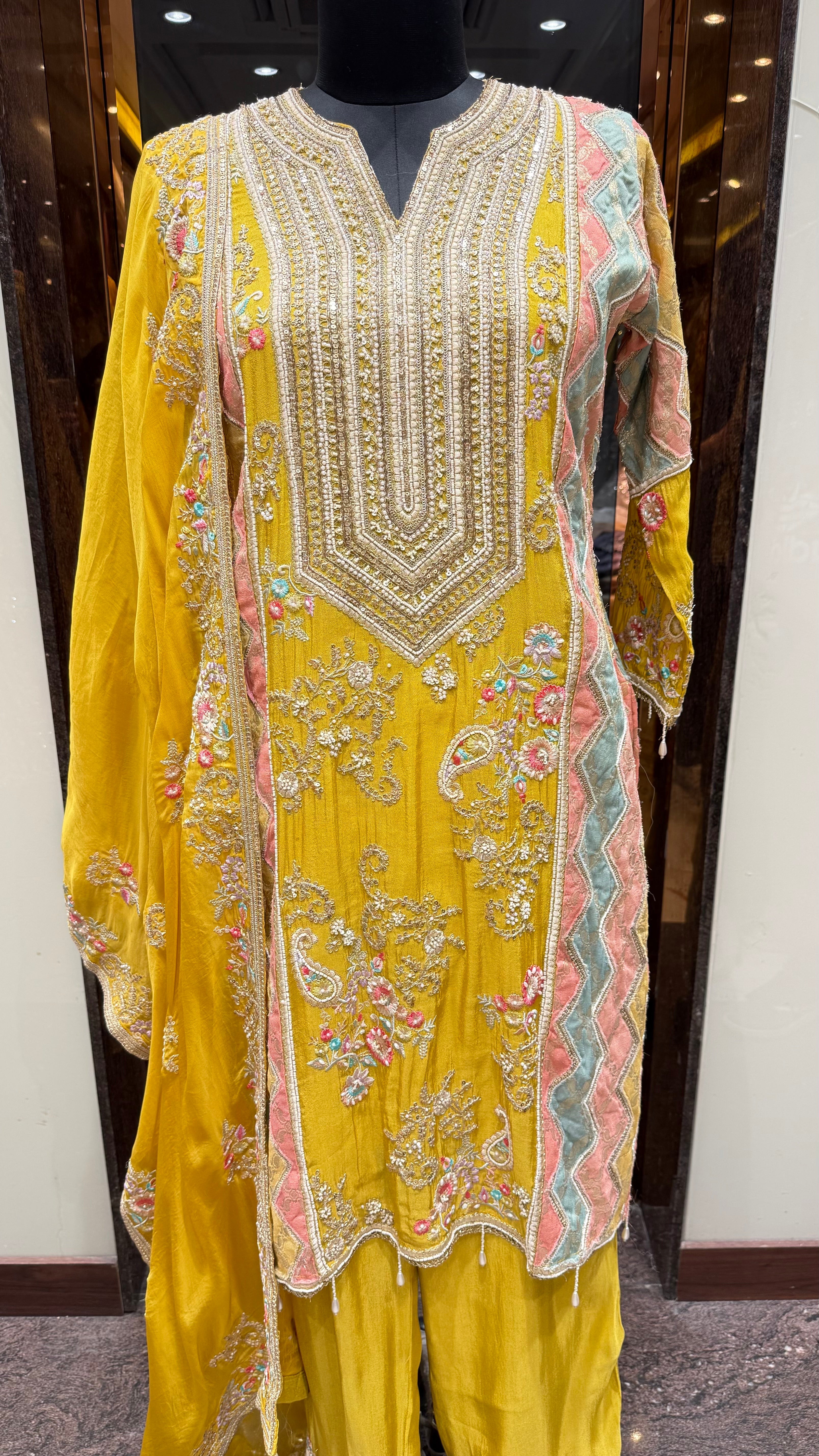 BAHAR RAAS PALAZZO PANT SET