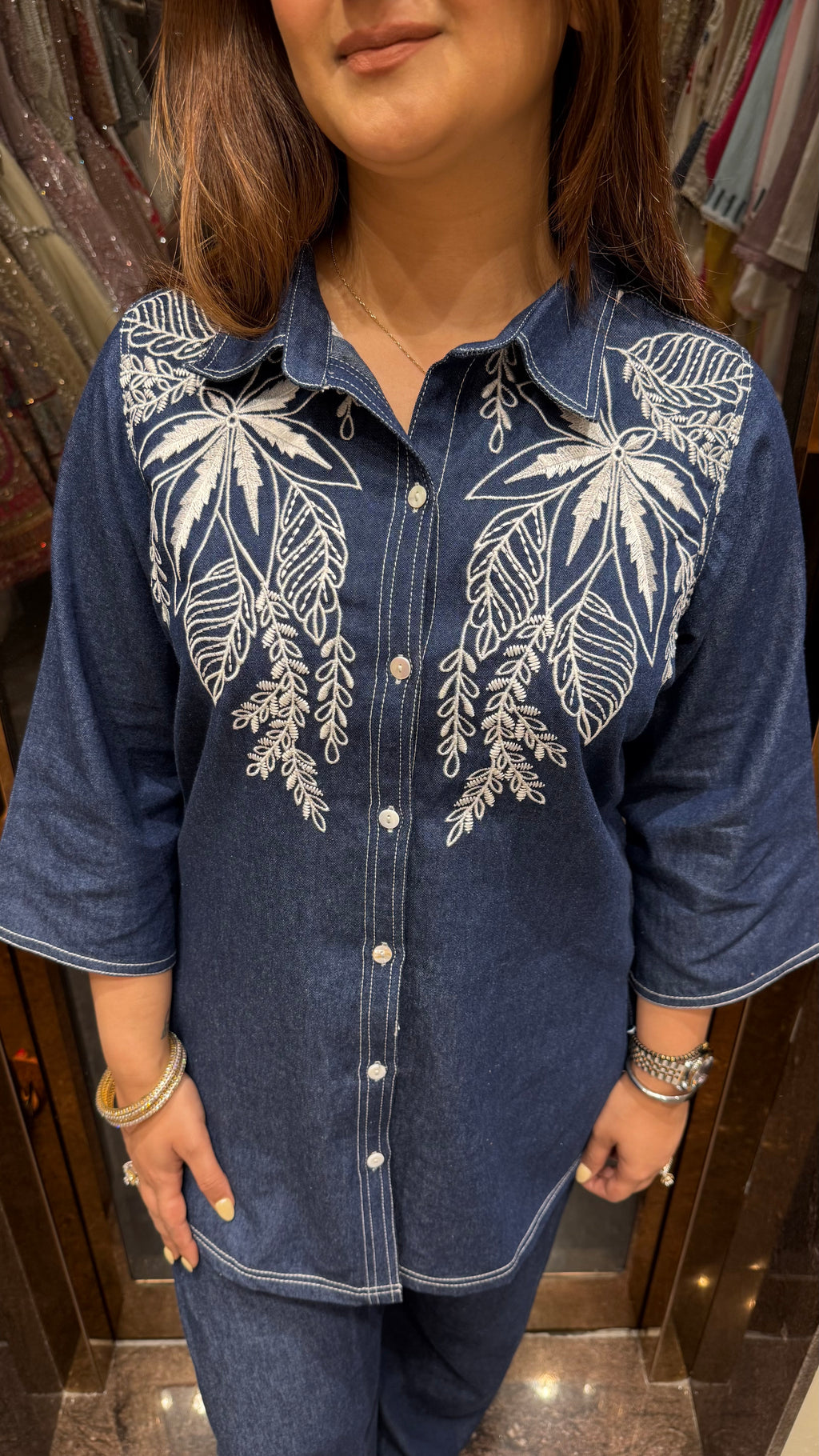 COYU DENIM CO-ORDSET