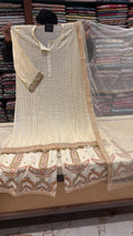 Semi-Stitch Shirt & Readymade Sharara Suit