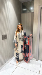 ZYRA MUSLIN CREPE LAWN SUIT