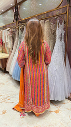 JASHN RAINBOW STRIPED SUIT