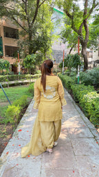 GUL E NOOR Organza Unstitched Suit
