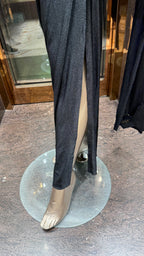 CHARCOAL CHIC DRAPE SAREE