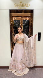 Raaniya Pastel Hand Emboidered Lehenga