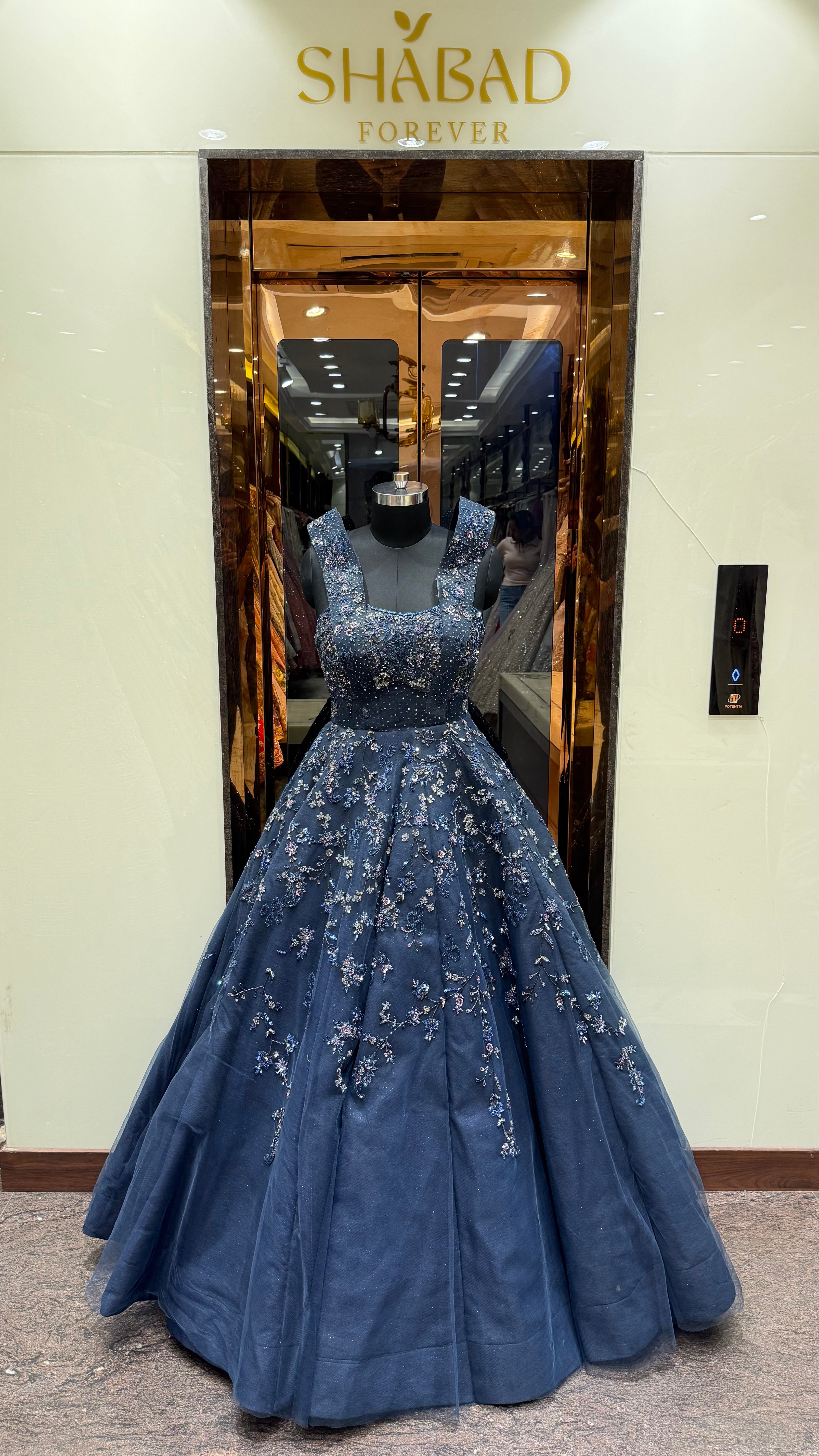 DIBSHA HANDWORK BALLGOWN
