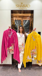 PHULKARI THREAD EMBROIDERED SUIT