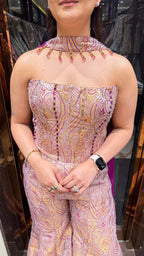 IBADAT BANARASI CORSET WITH PANTS