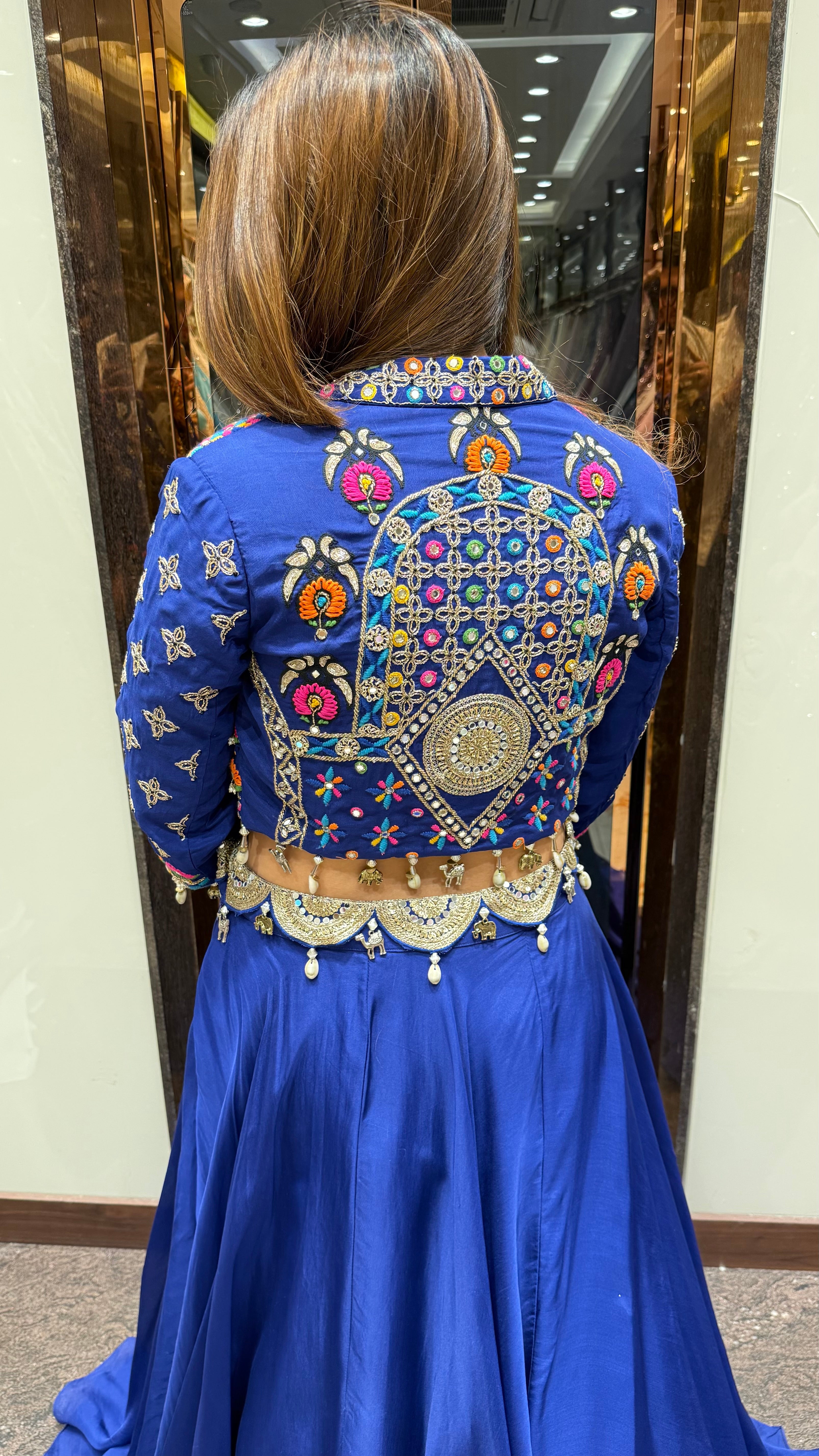 Boho Fusion Jacket Lehenga