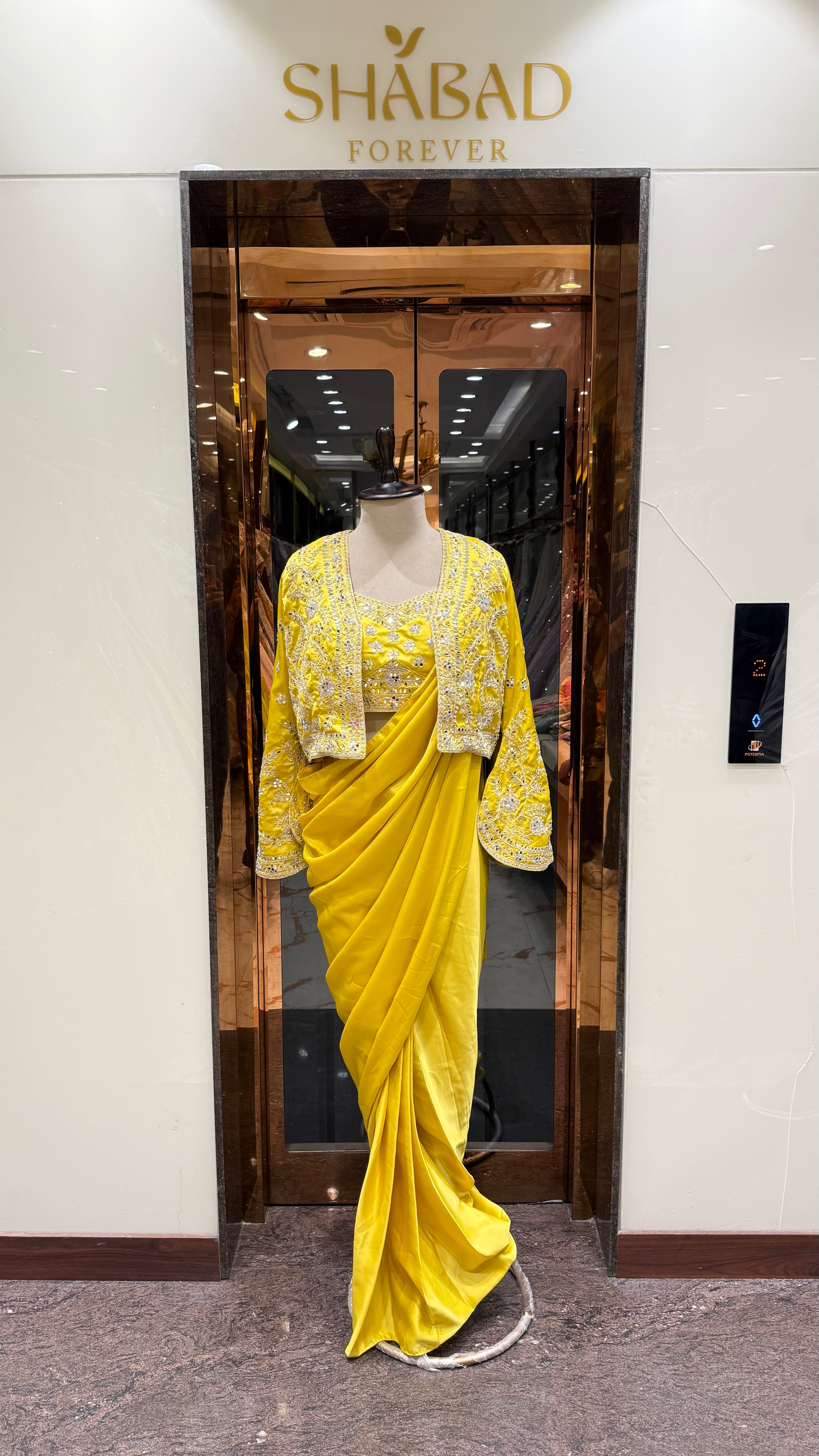 BASANTI JACKET DRAPE SAREE