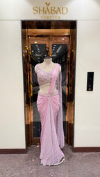 CANDY FLOSS DRAPE SAREE