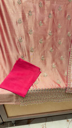 RIVAAYA SHIMMER BANARSI UNSTITCHED SUIT
