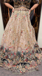 Fusionic Colour Contrast Lehenga