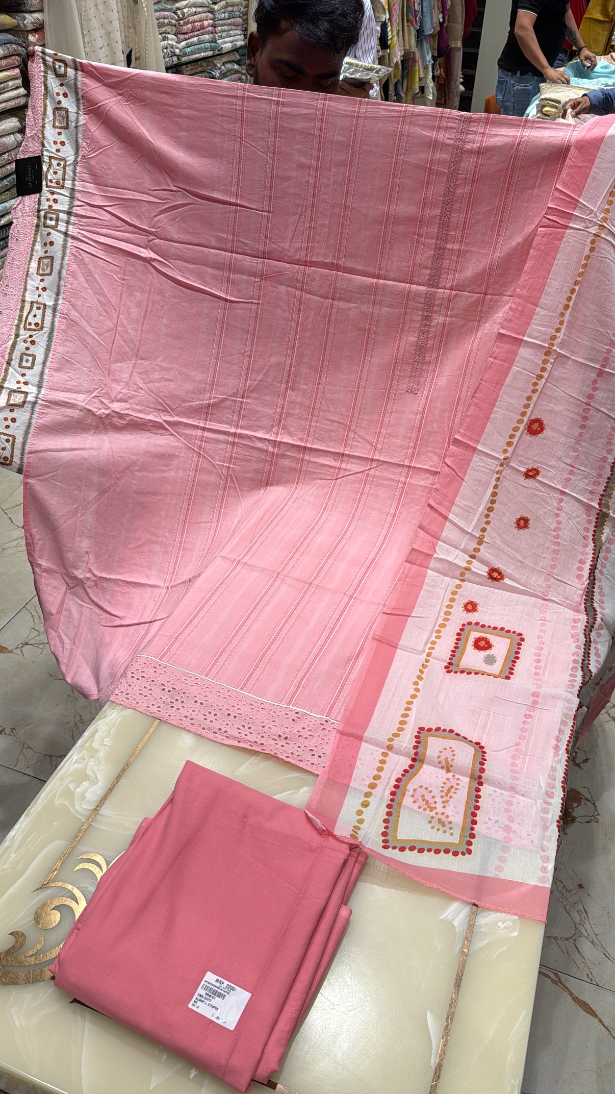 Cotton Fabric Unstitched Suit