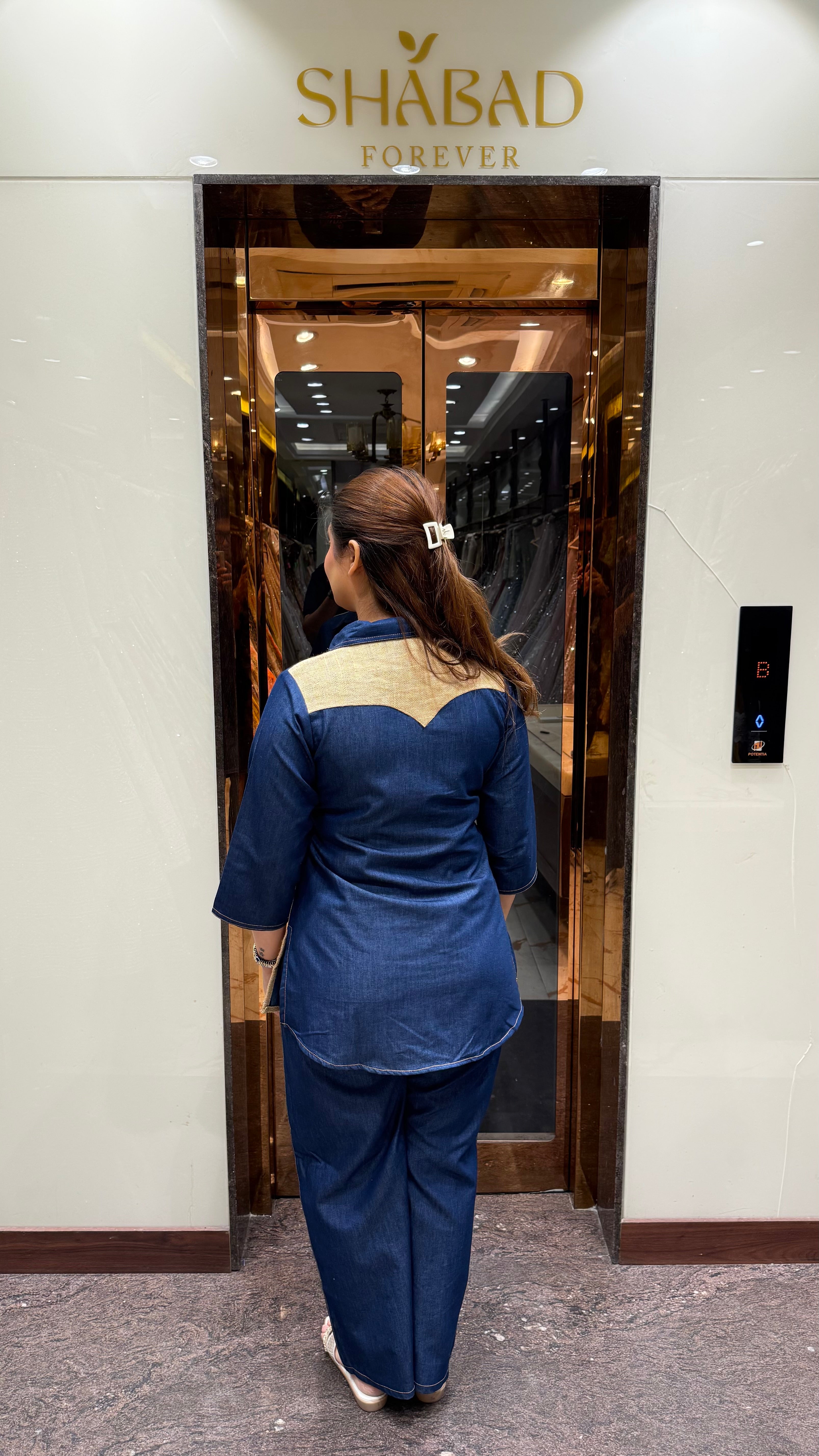 MIHIKA DENIM CO-ORDSET