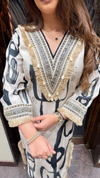 INAIRA LONG SLIT DRESS
