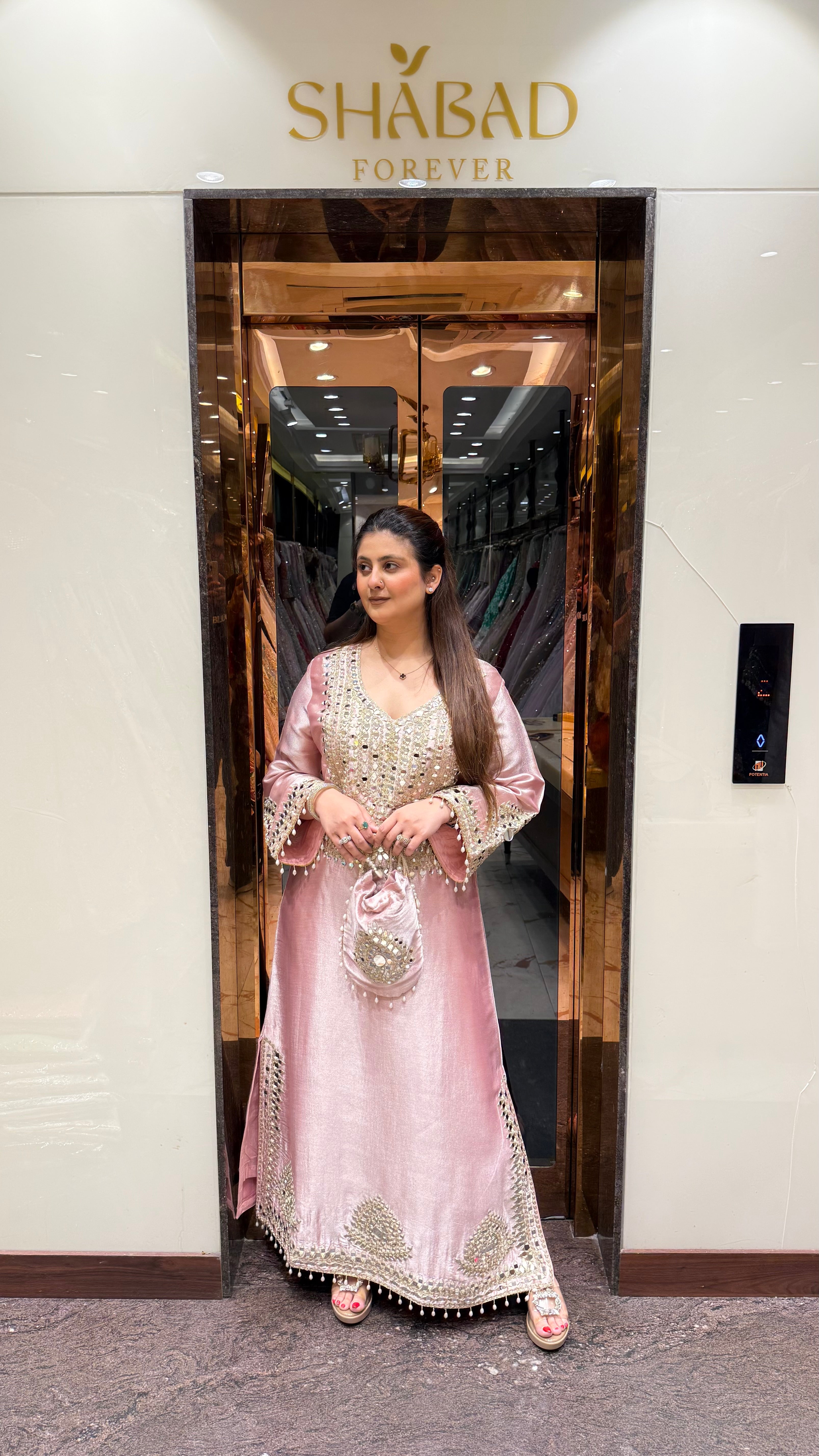 KAMNA LONG SLIT DRESS