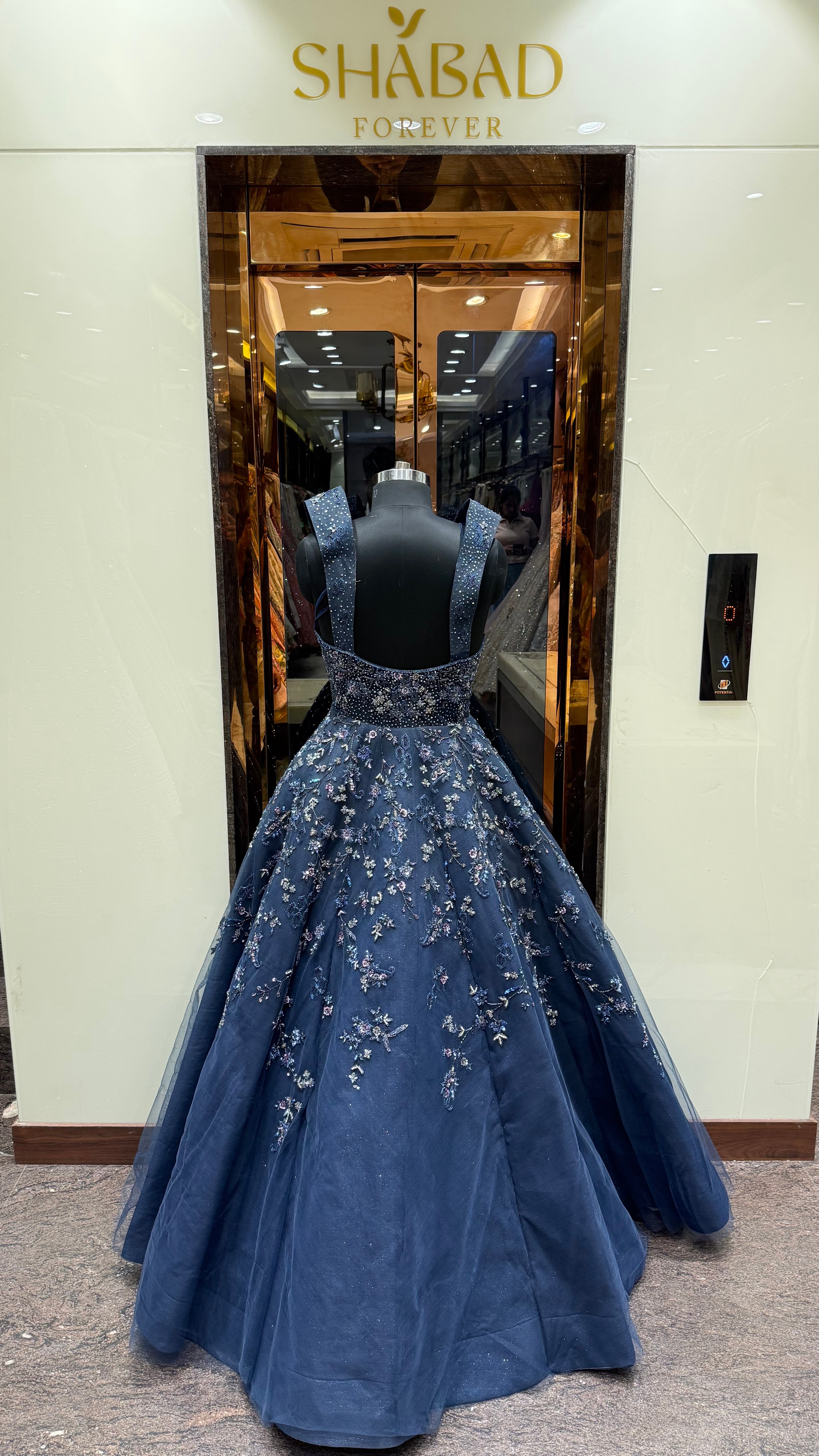 DIBSHA HANDWORK BALLGOWN