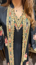 GULBANO BELL SLEEVE CAPE DRESS