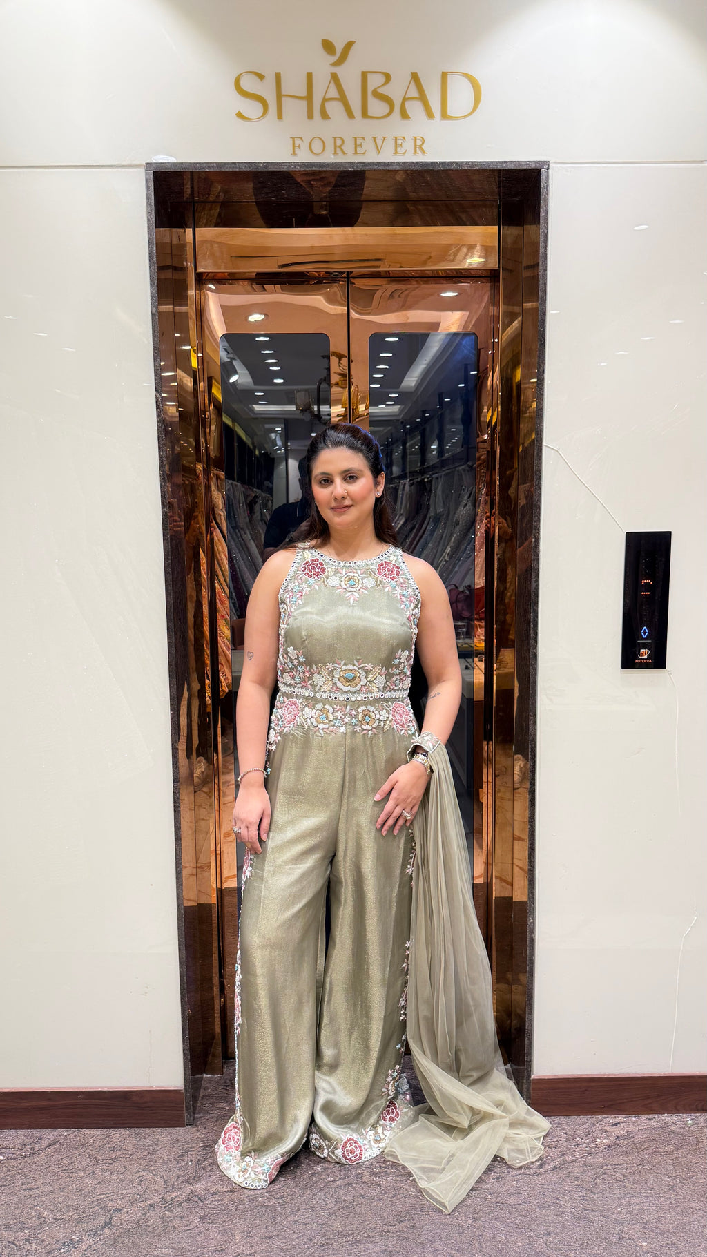 GULZAR HANDWORK JUMPSUIT
