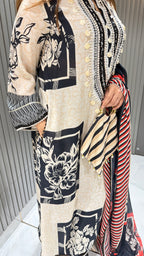 ZYRA MUSLIN CREPE LAWN SUIT