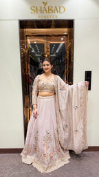Raaniya Pastel Hand Emboidered Lehenga