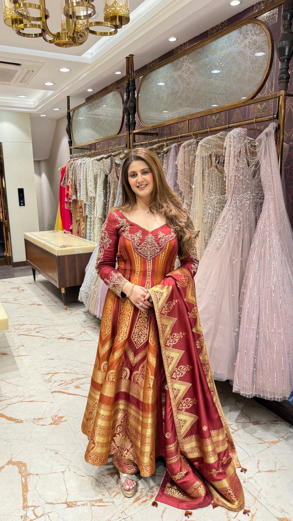 KAASHVI ANARKALI PANT SUIT