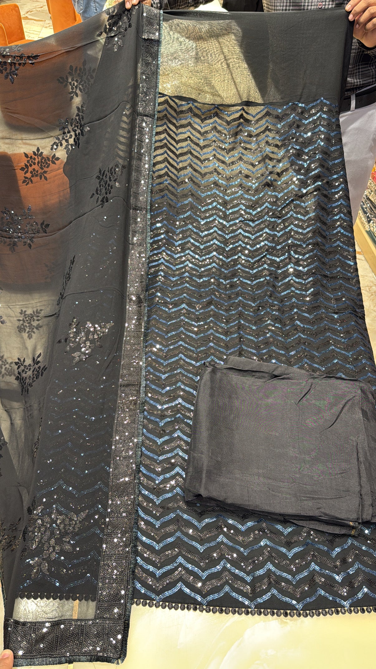 Pure Georgette Unstitched Suit