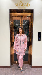 FLORA EMBROIDERED SHIRT CO-ORD