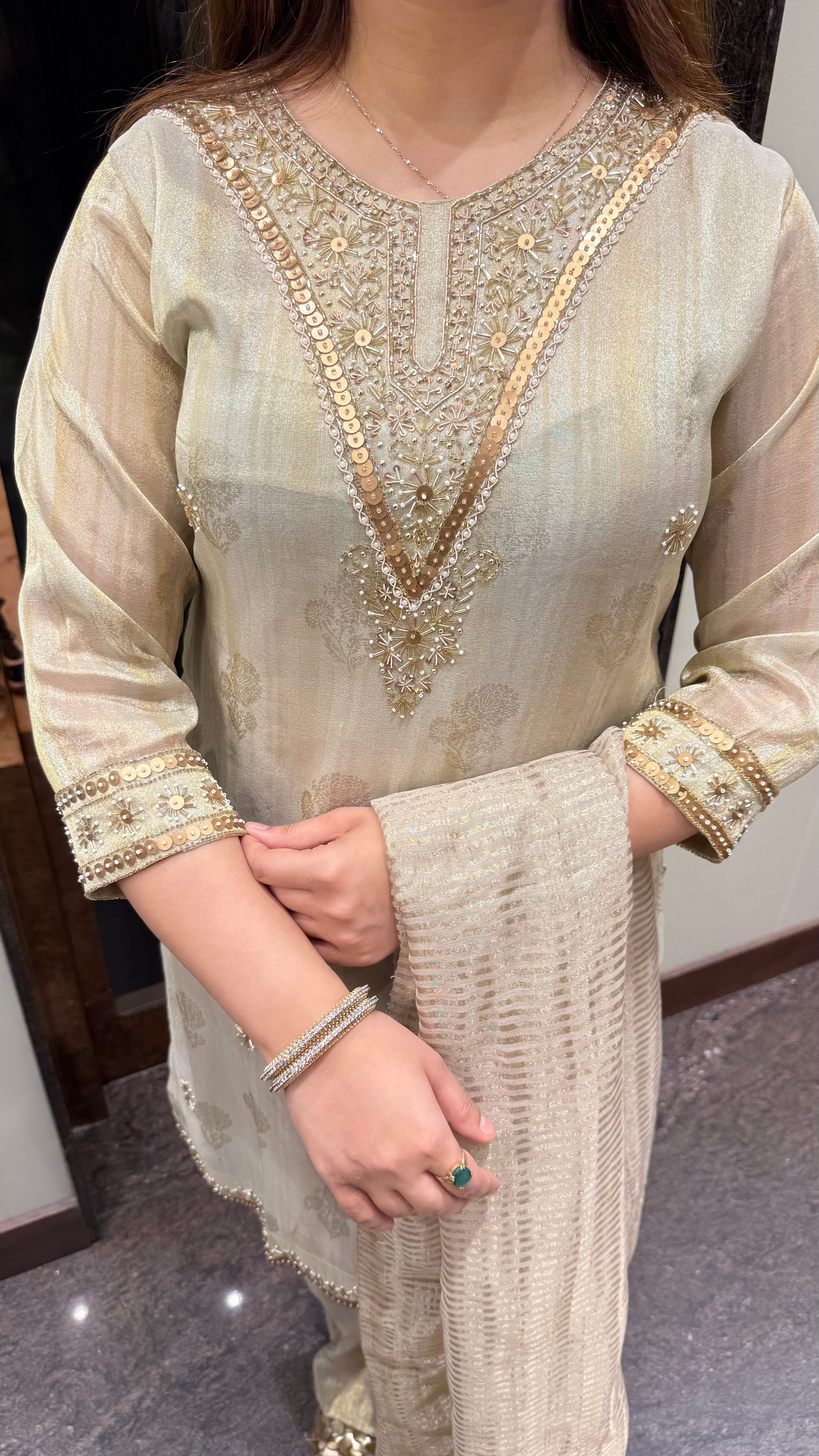 MOGRA SHIMMER SUIT