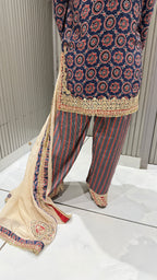 SHAHI AJRAKH SALWAR SUIT