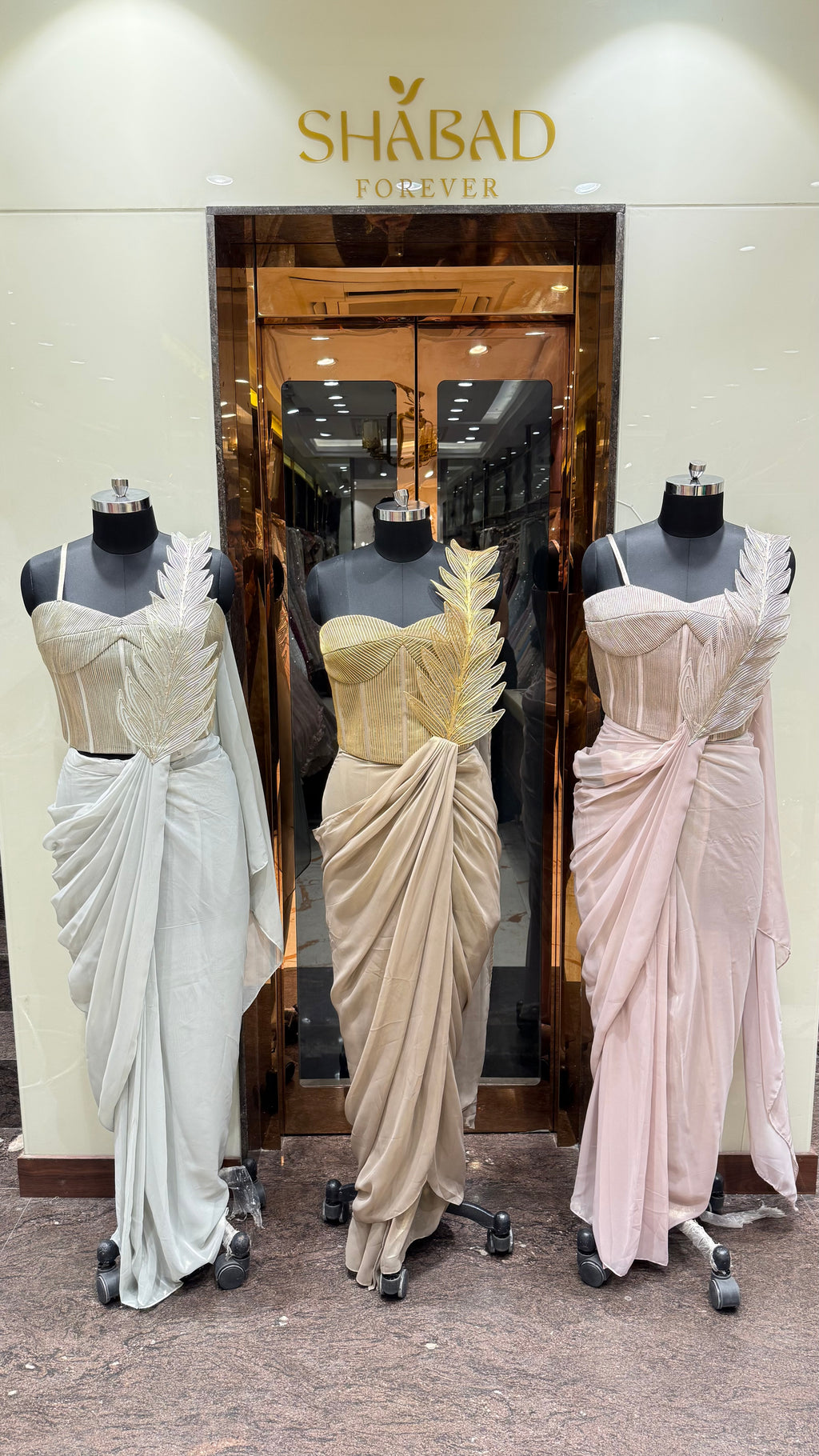 VELVETA CORSET DRAPE SAREE