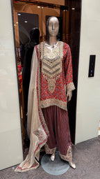 SHAHI AJRAKH SALWAR SUIT