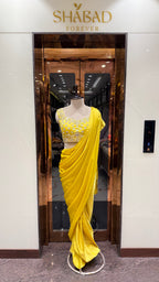 BASANTI JACKET DRAPE SAREE