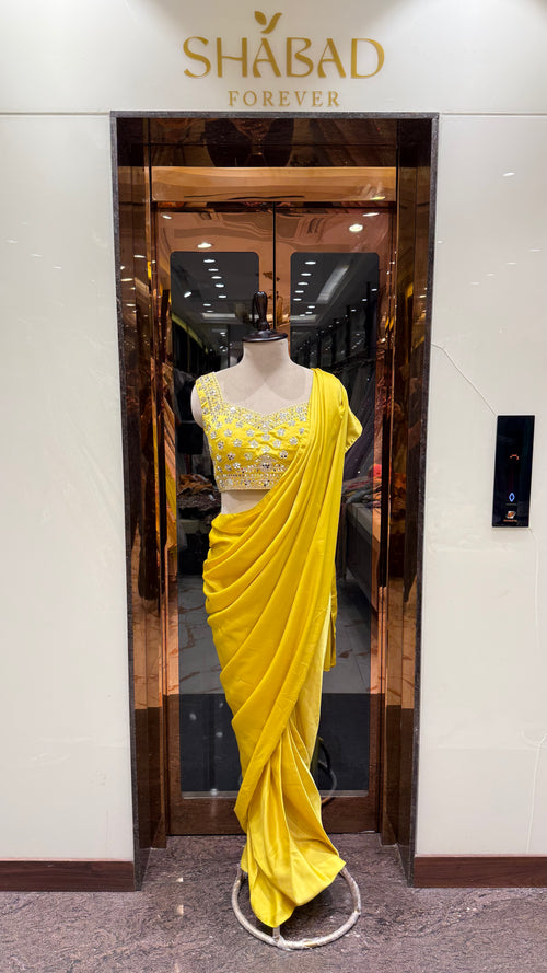 BASANTI JACKET DRAPE SAREE