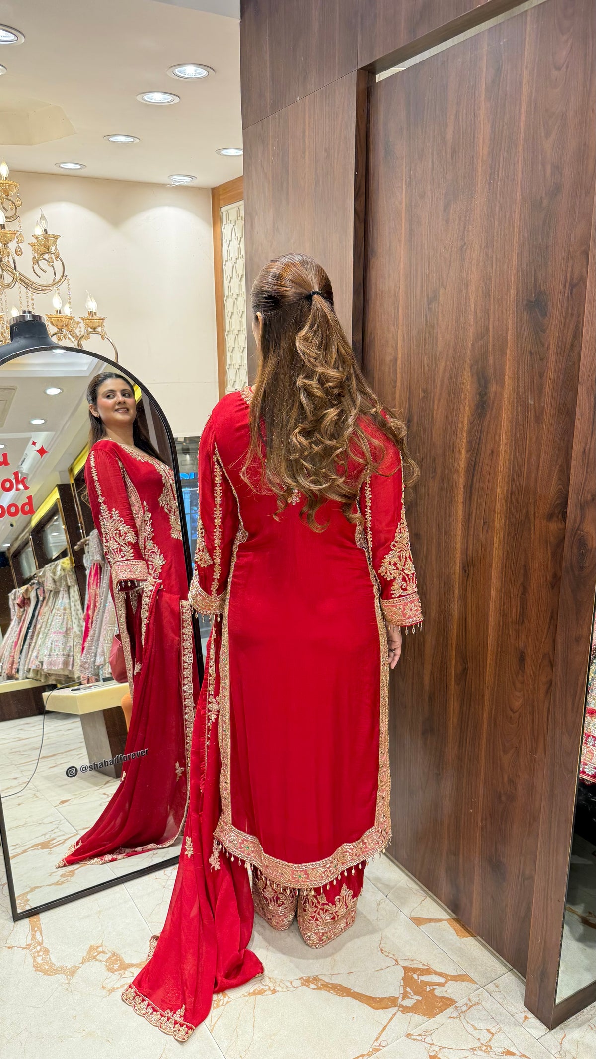 MEHRNUMA LONG BEADWORK SUIT