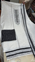 Linen Cotton Unstitched Suit