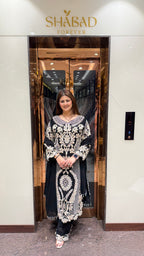 Ulfat Long Hand Embroidered Suit