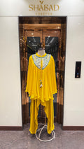 ZINNIA EMBROIDERED KAFTAN DHOTI SET