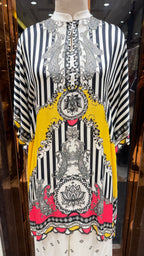 ZOYA STRIPED PAISLEY KAFTAN SET