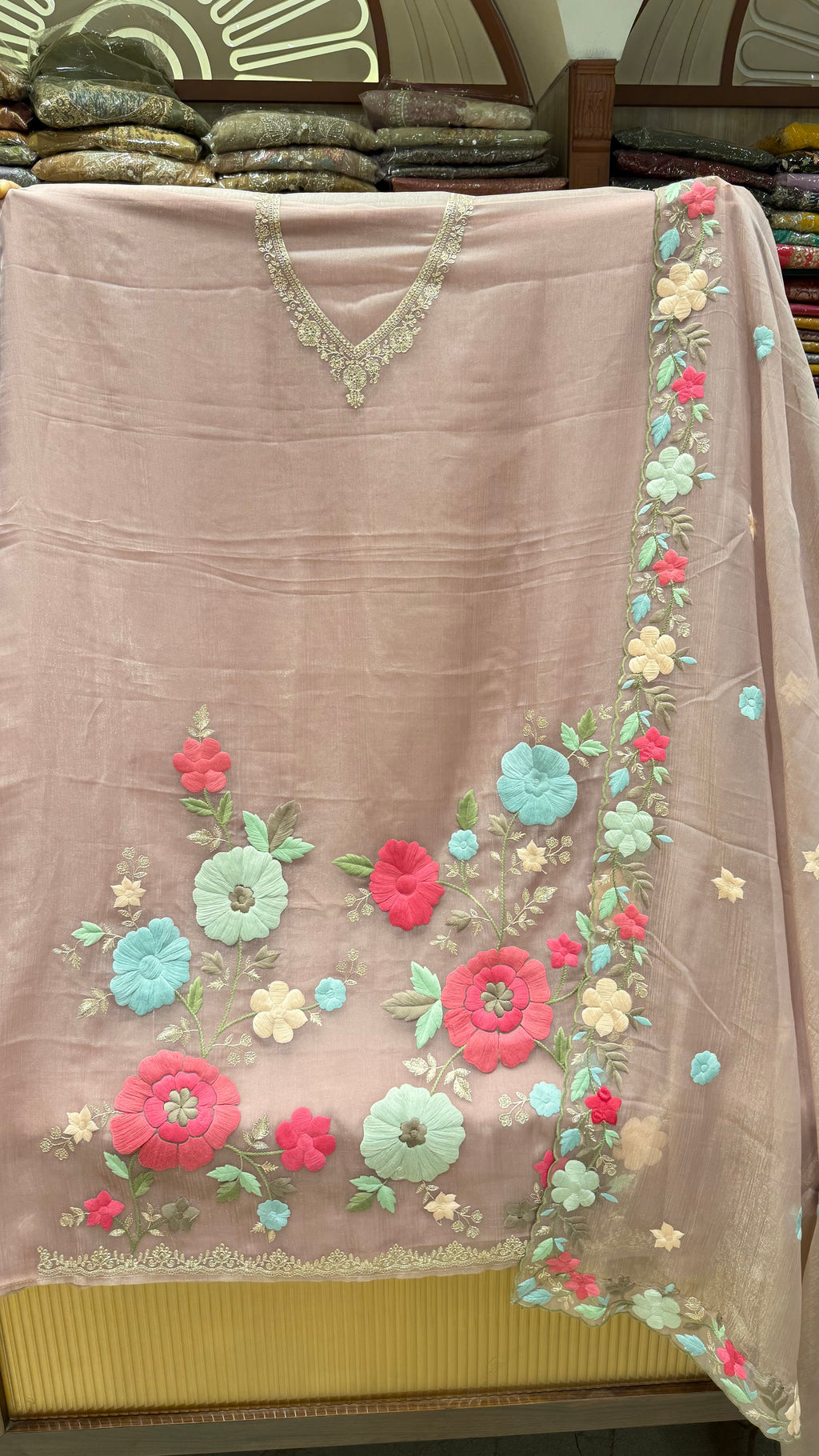 RANG-BAHAR UNSTITCHED SUIT